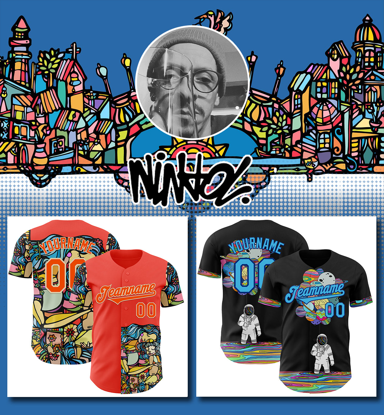 Artist designed apparel