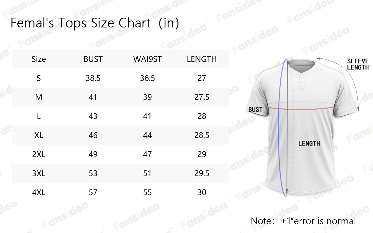 Women's size chart